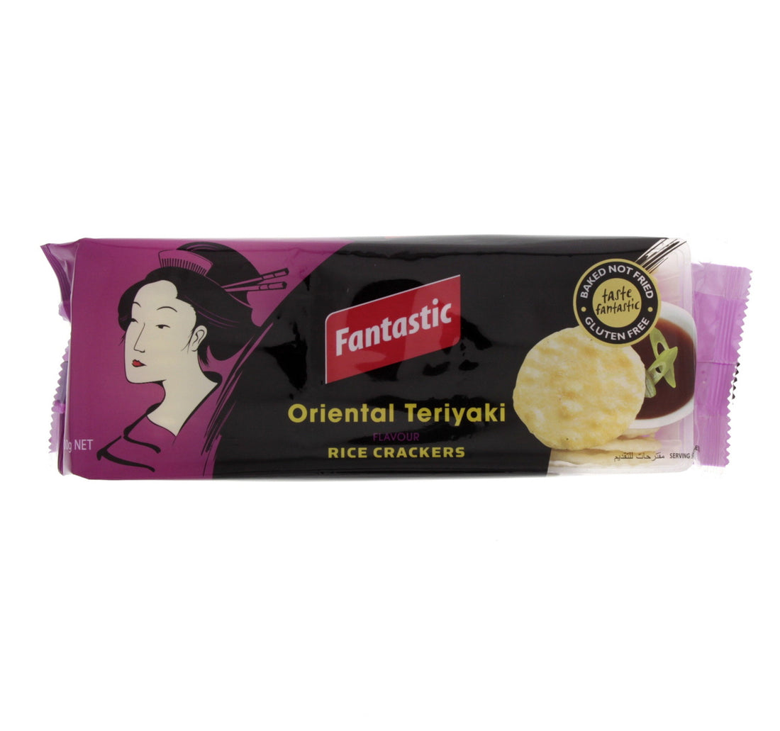Fantastic Oriental Teriyaki Flavour Rice Crackers 100 g