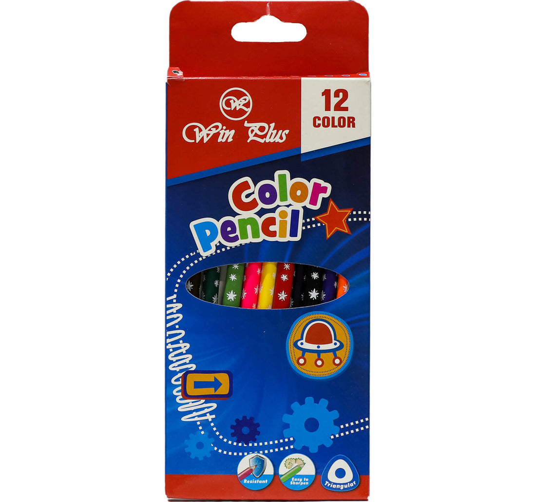 Win Plus Color Pencil KR971273 12Pcs