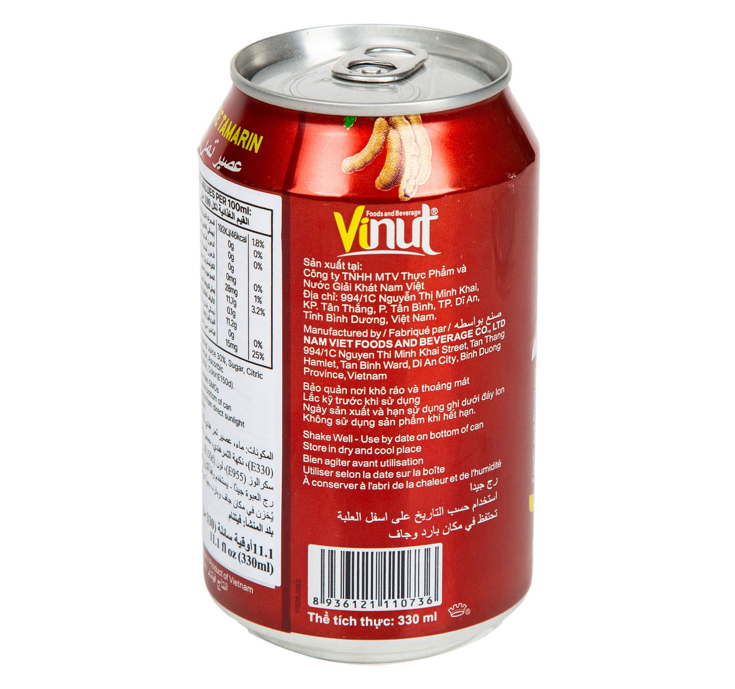 Vinut Tamarind Juice Drink 330 ml