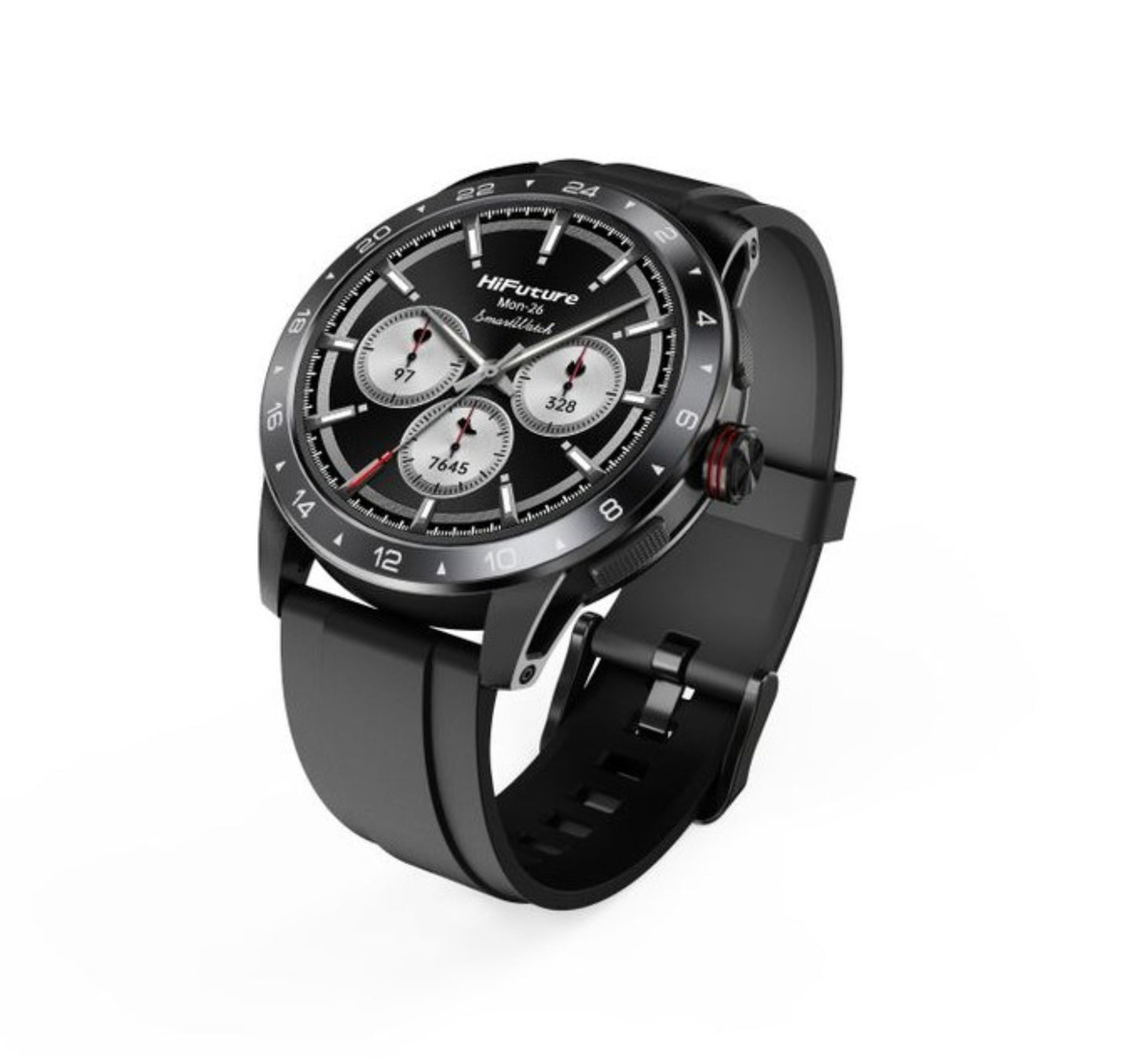 HiFuture Flex 2 Smartwatch, 1.39 inches Display, Black