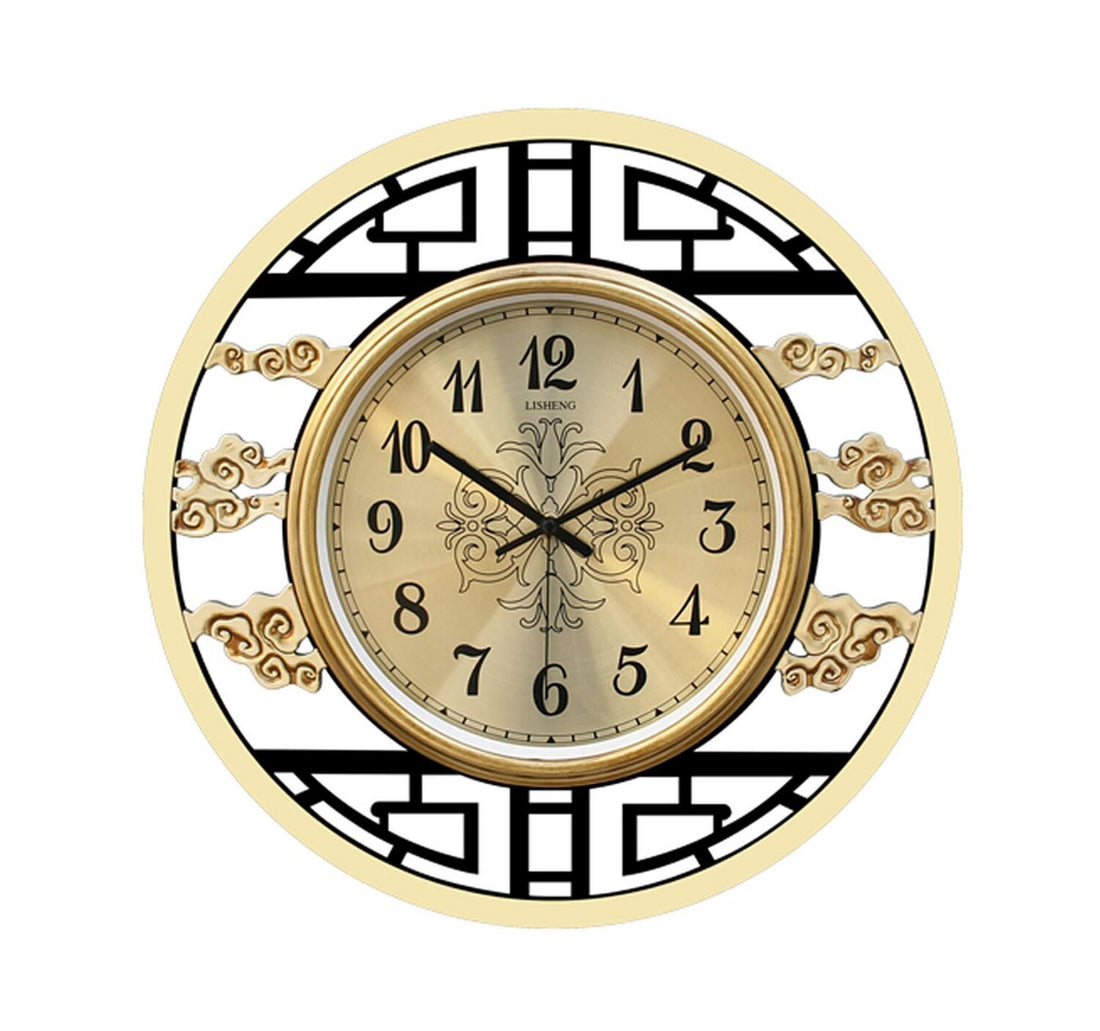 Maple Leaf Metal Wall Clock YK098