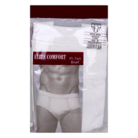 ملابس داخلية رجالية من القطن المريح من Elite Comfort، مقاس M، 3 قطع، أبيض، ELXBW