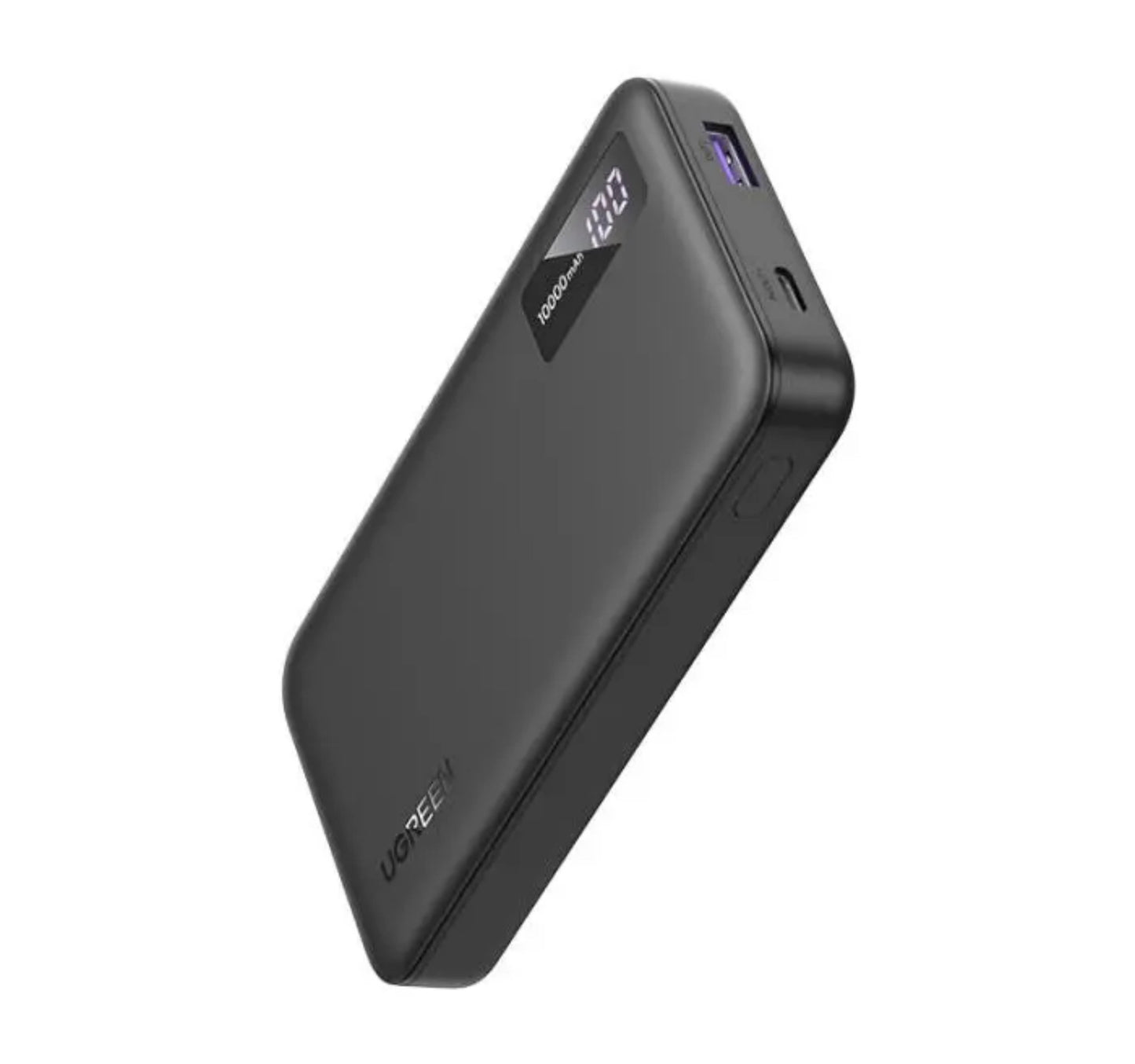 Ugreen Fast Charging Power Bank, USB-C 30W + USB-A 22.5W, 10000mAh, Black, PB311-25742