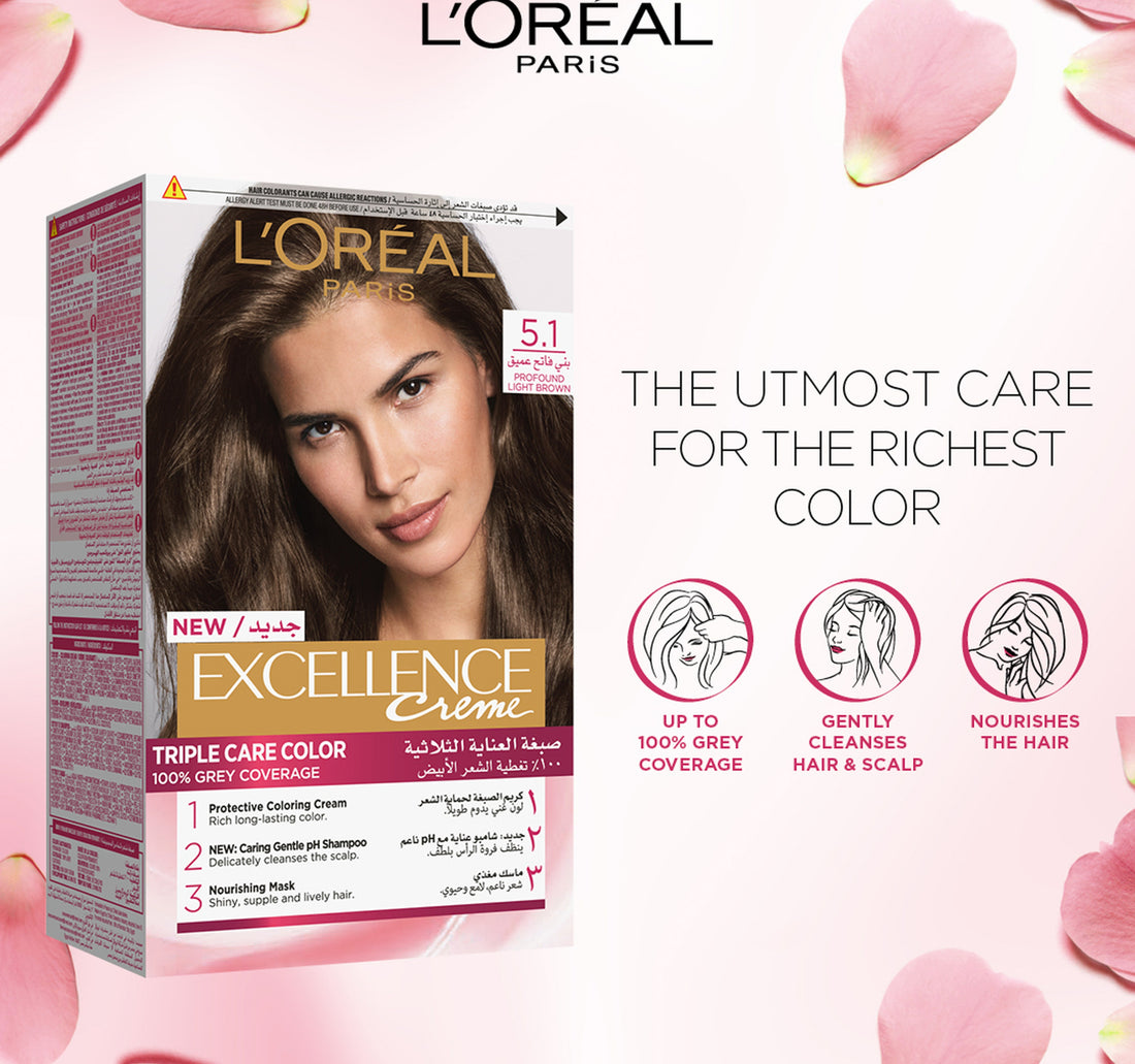 L'Oreal Paris Excellence Creme 5.1 Profound Light Brown 1 pkt