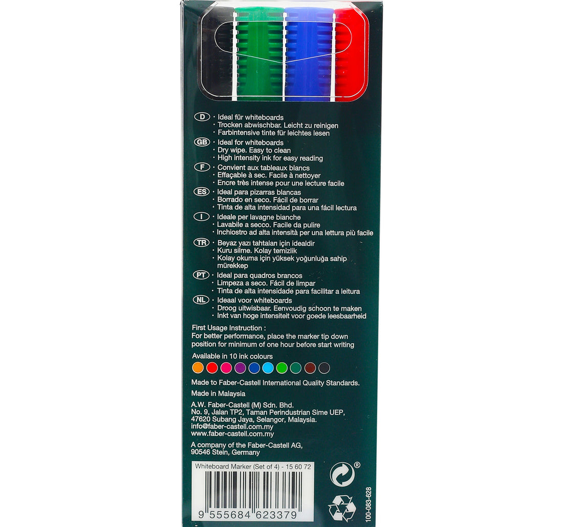 Faber Castell Whiteboard Marker 156072 4 pcs