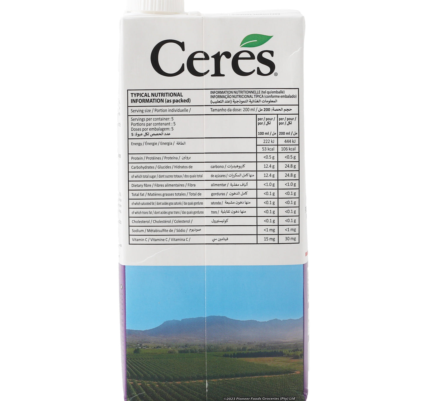 Ceres Nectar Tropical Blast 1 Litre