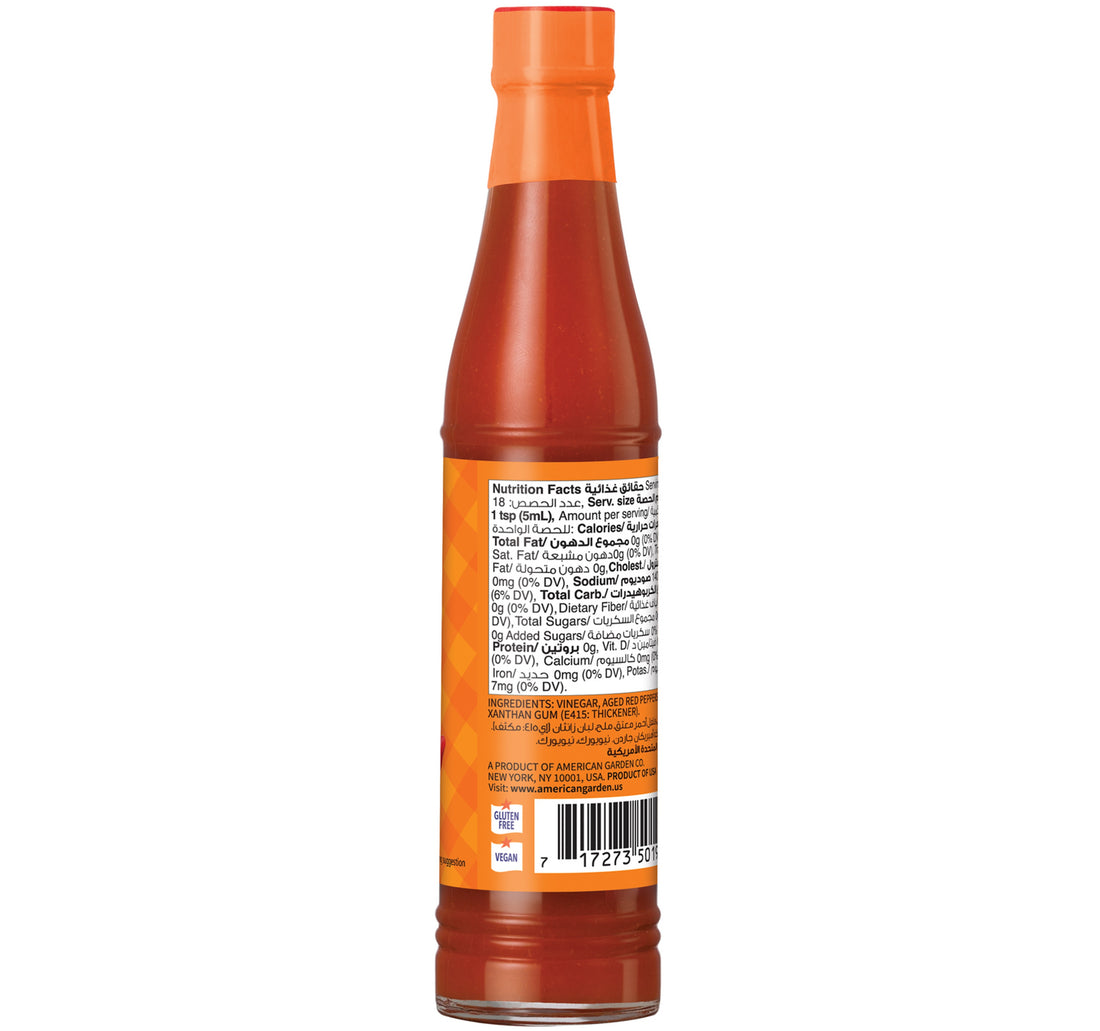 American Garden Hot Sauce Louisiana Style Net 3 Fl.Oz (88 ml)
