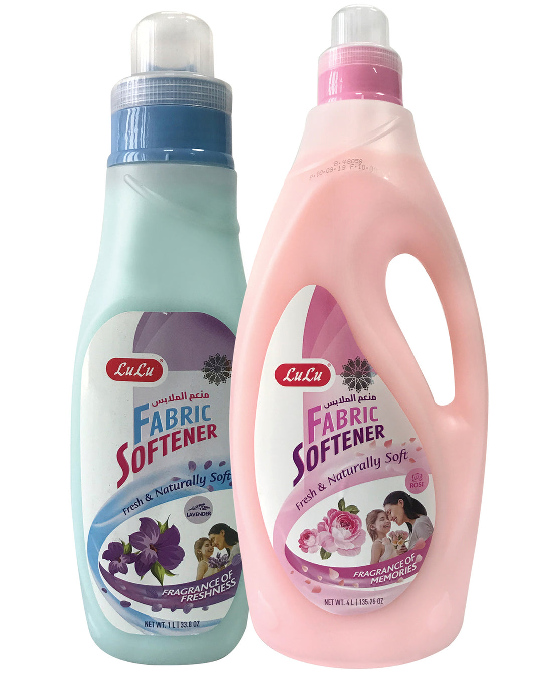LuLu Fabric Softener Rose 4 Litres + Lavender 1 Litre