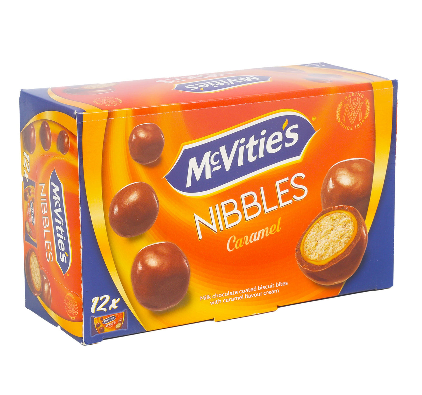 McVitie's Digestive Nibbles Caramel 12 x 37 g