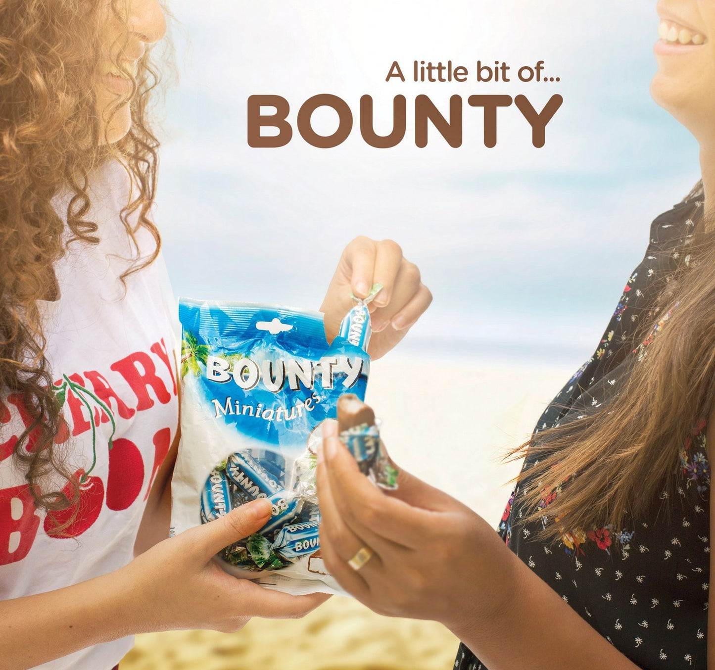 Bounty Miniatures Milk Chocolate Bars 150 g