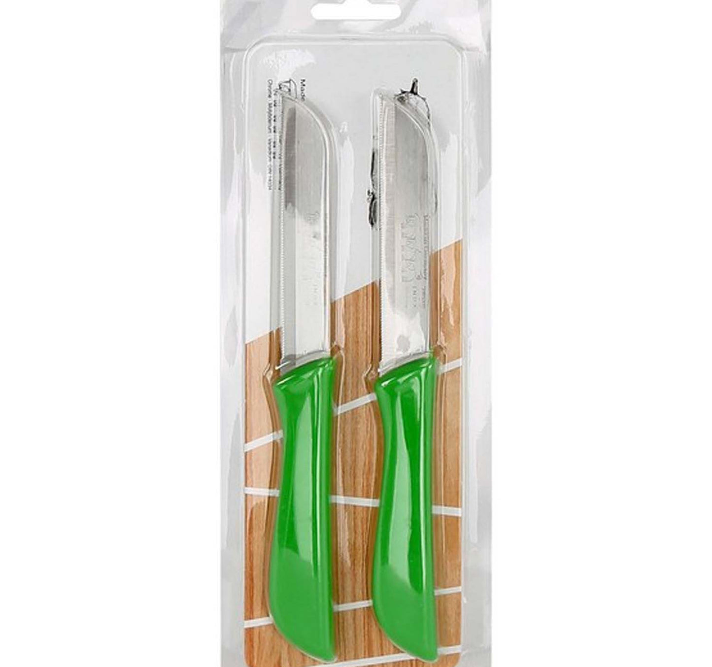 Solingen Paring Knife Green 2pcs