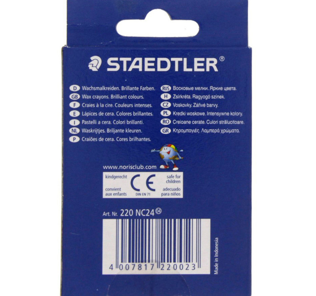 Staedtler Noris Club Wax Crayons 220NC24 24 Piece