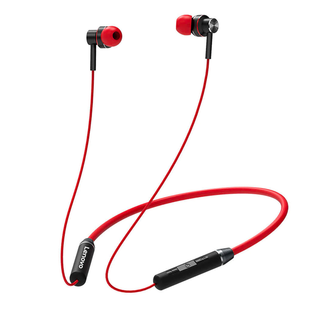 Lenovo HE06 Neckband Earphone Red