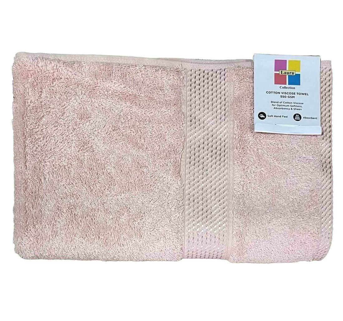 Laura Bath Towel 70x140 cm Soft Pink