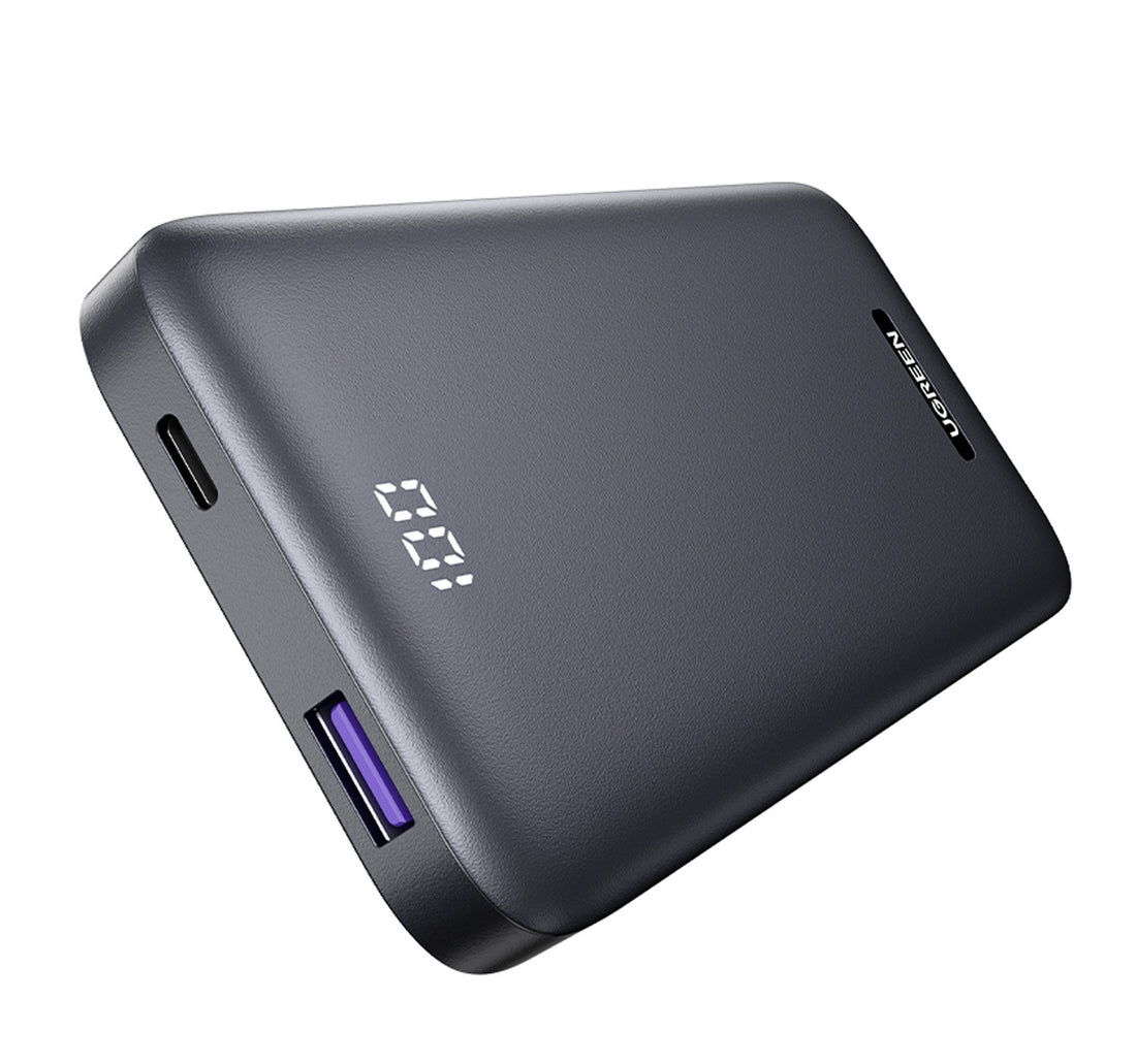 Ugreen Ultra Slim Power Bank with Digital Display, 10000 mah, 20 W