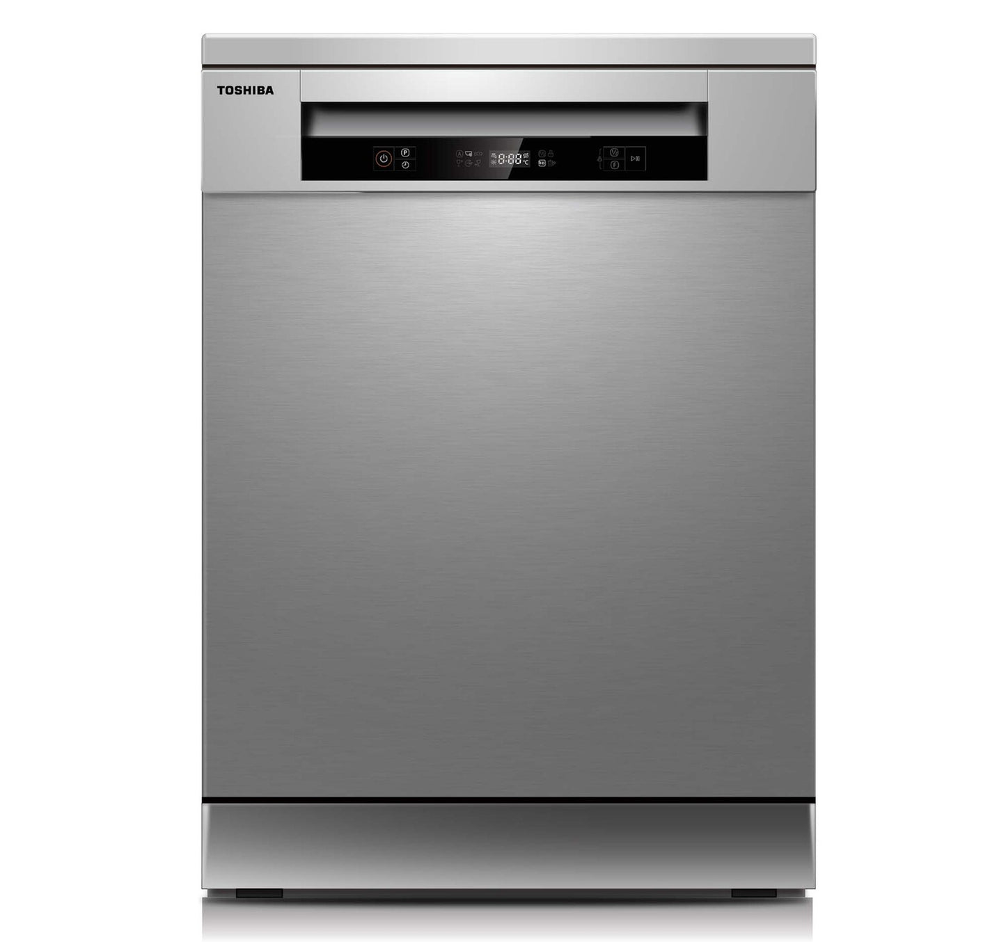 Toshiba Dishwasher, 6 Programs, 14 Place Setting, Silver, DW14F1(S)
