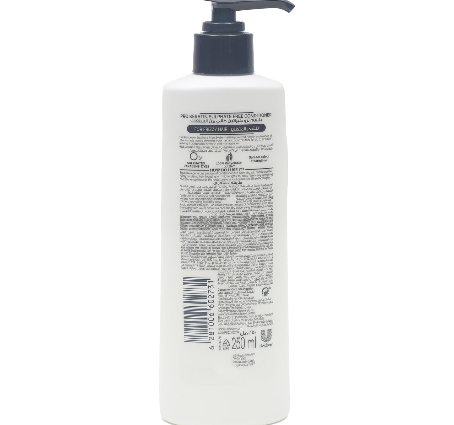 TRESemme Pro Keratin Sulphate Free Conditioner 250 ml