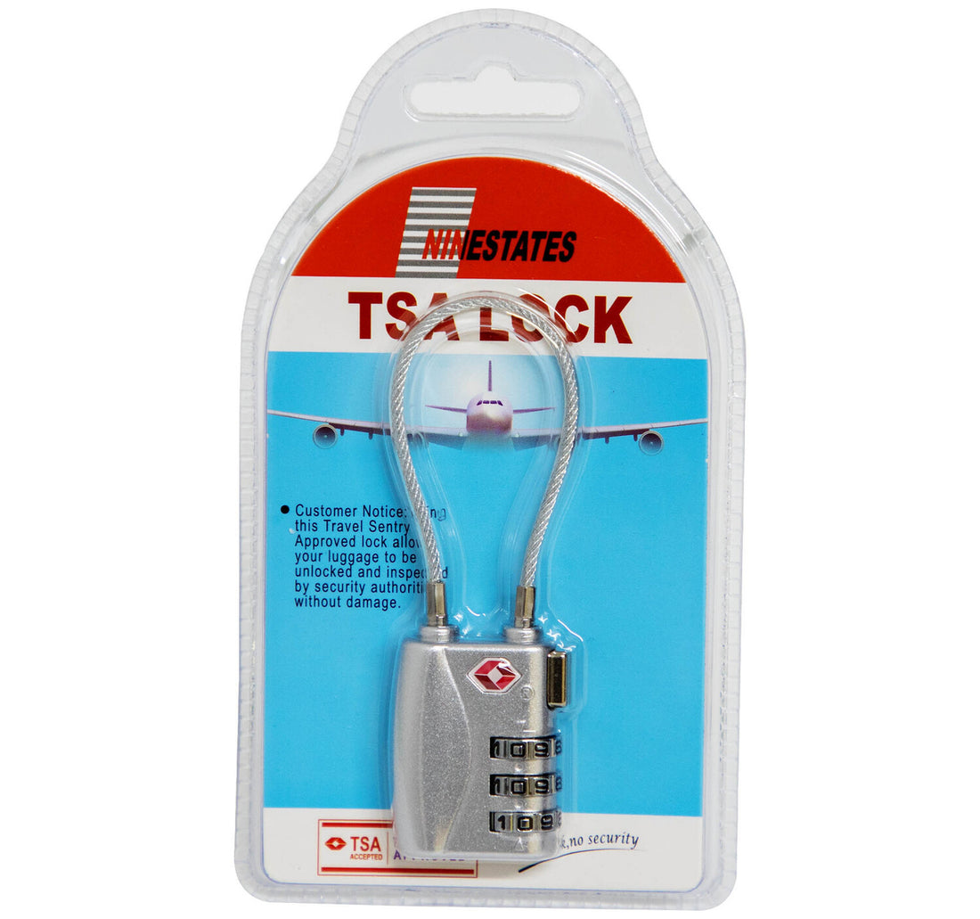 Nine States TSA-Cable Lock 0719