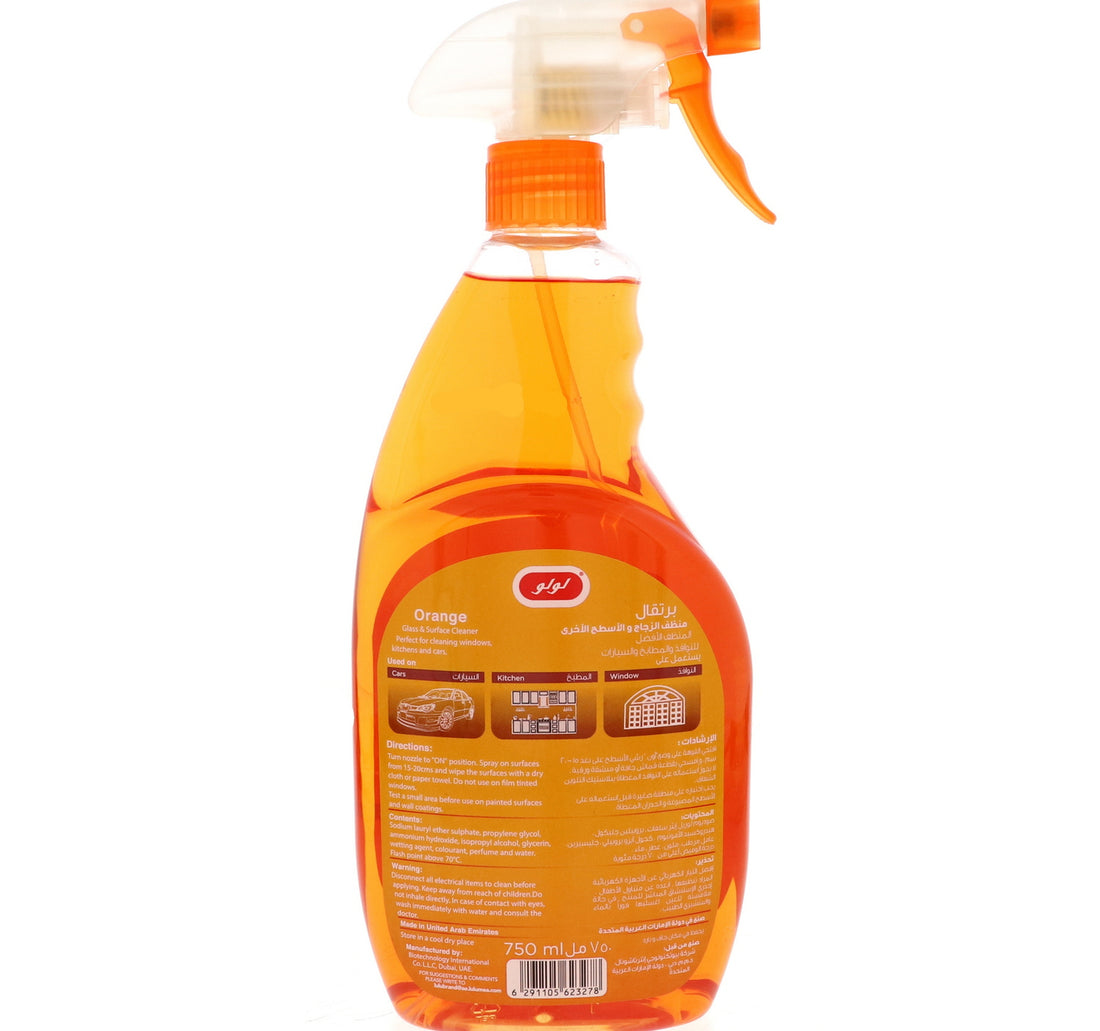 LuLu Glass & Surface Cleaner Orange 750 ml