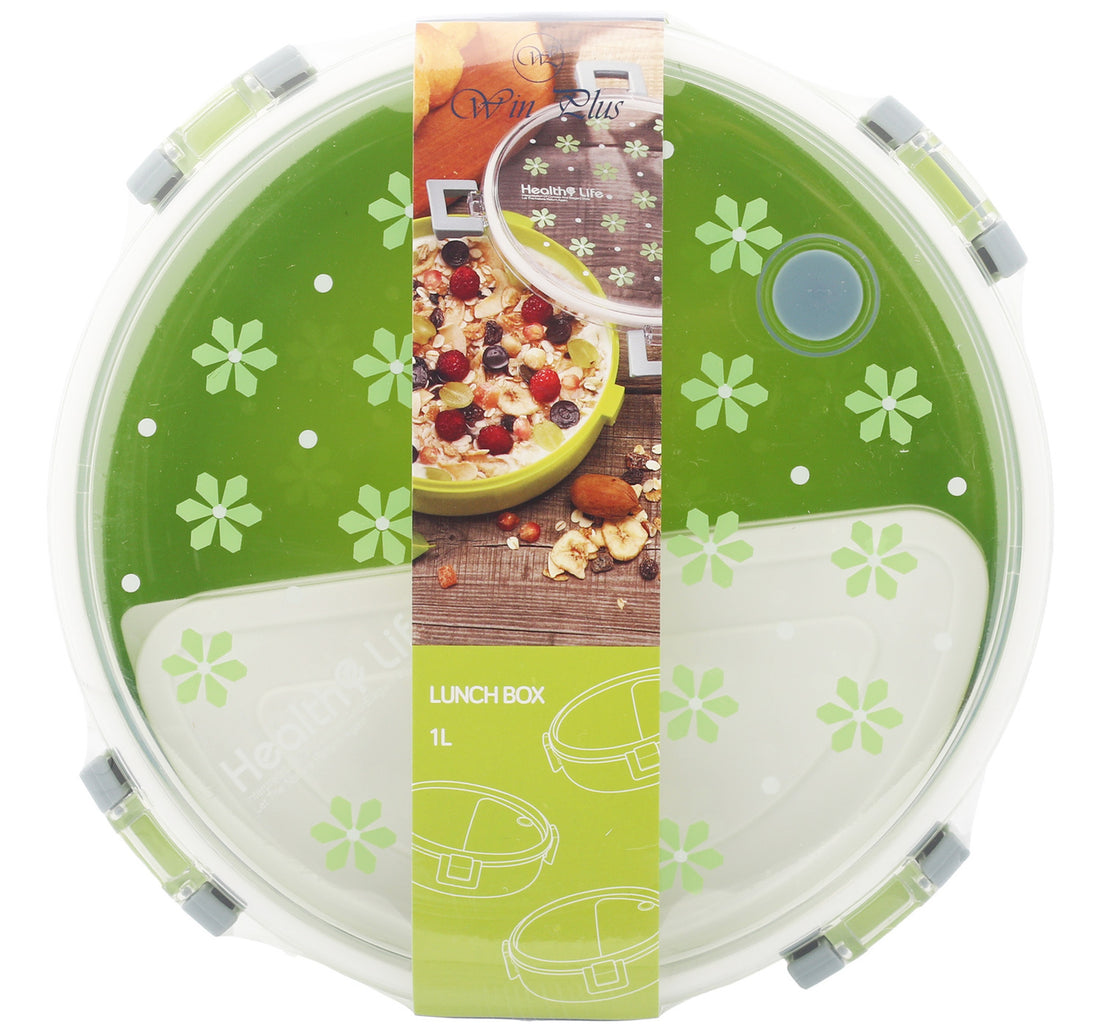 Win Plus Lunch Box Stainless Steel 8519 1 Litre Assorted