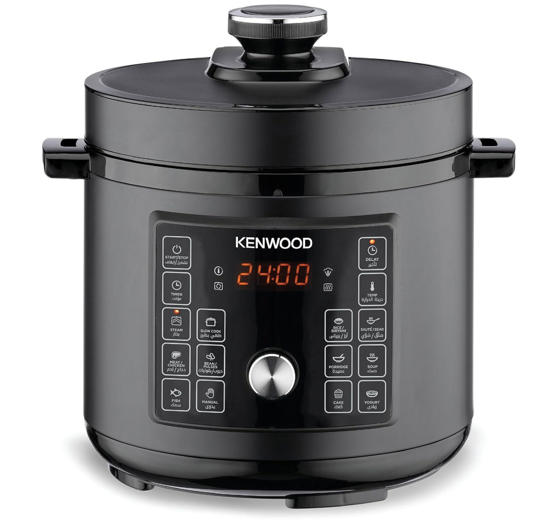 Kenwood 16-in-1 Electric Pressure Cooker, 6L, Black, PCM90.000BK