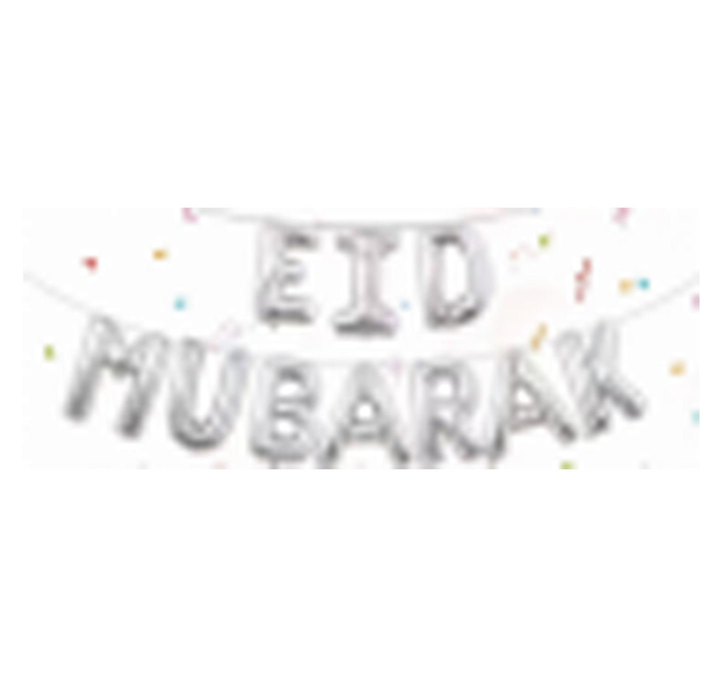 Party Fusion EidMubarak Foil Balloon, Assorted, YKP2217