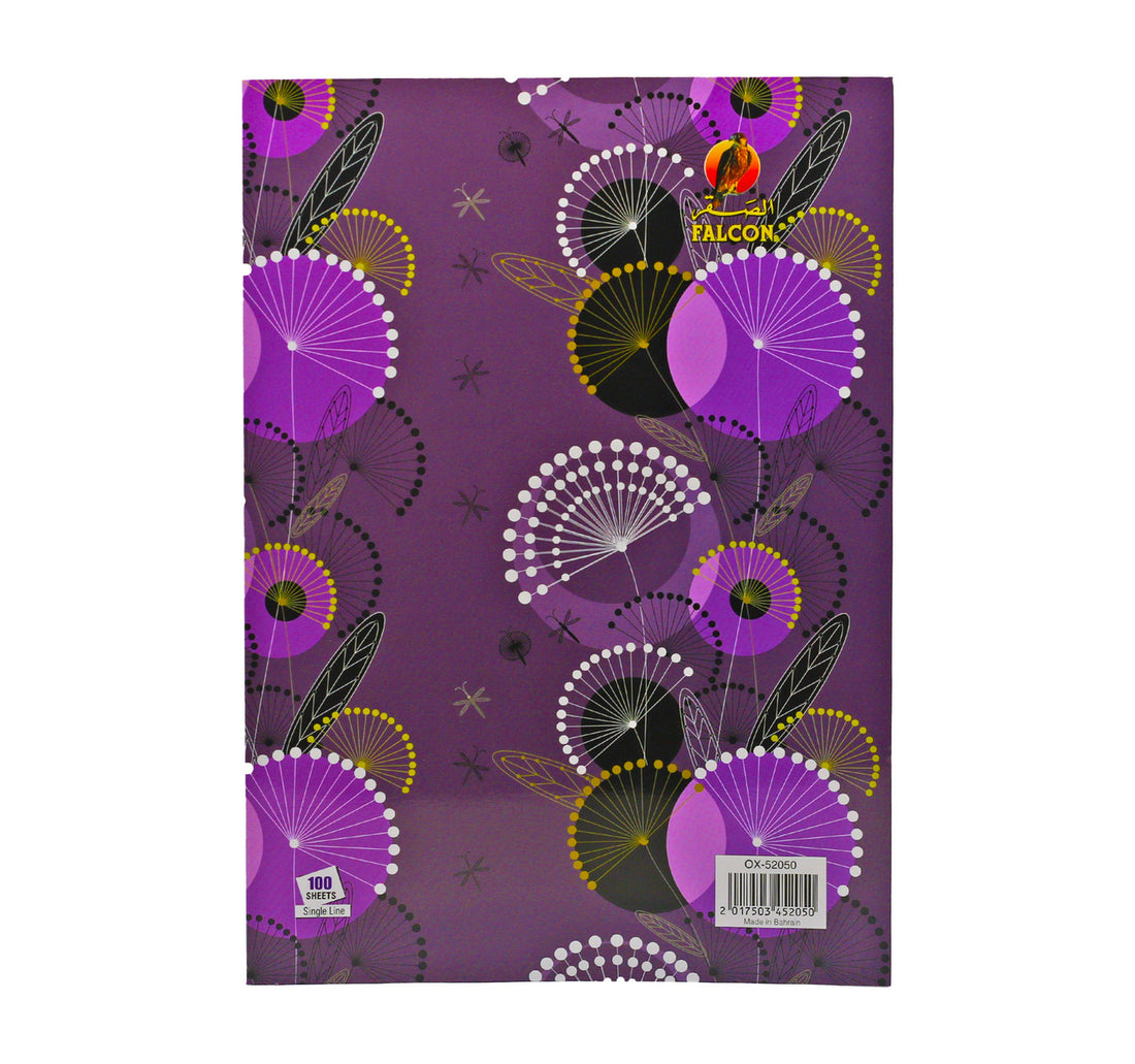 Falcon Singleline Notebook A4 100 Sheets