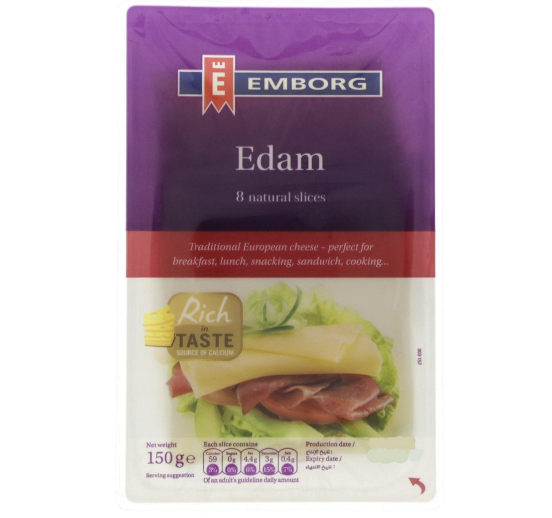 Emborg Edam Cheese Slices 150 g