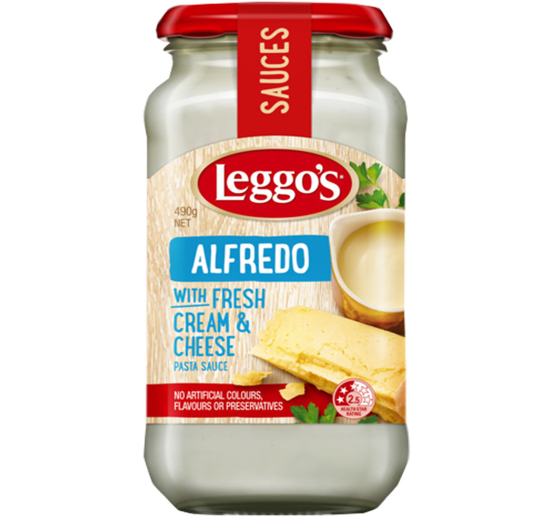 Leggo's Pasta Sauce Alfredo Cream & Cheese 490 g