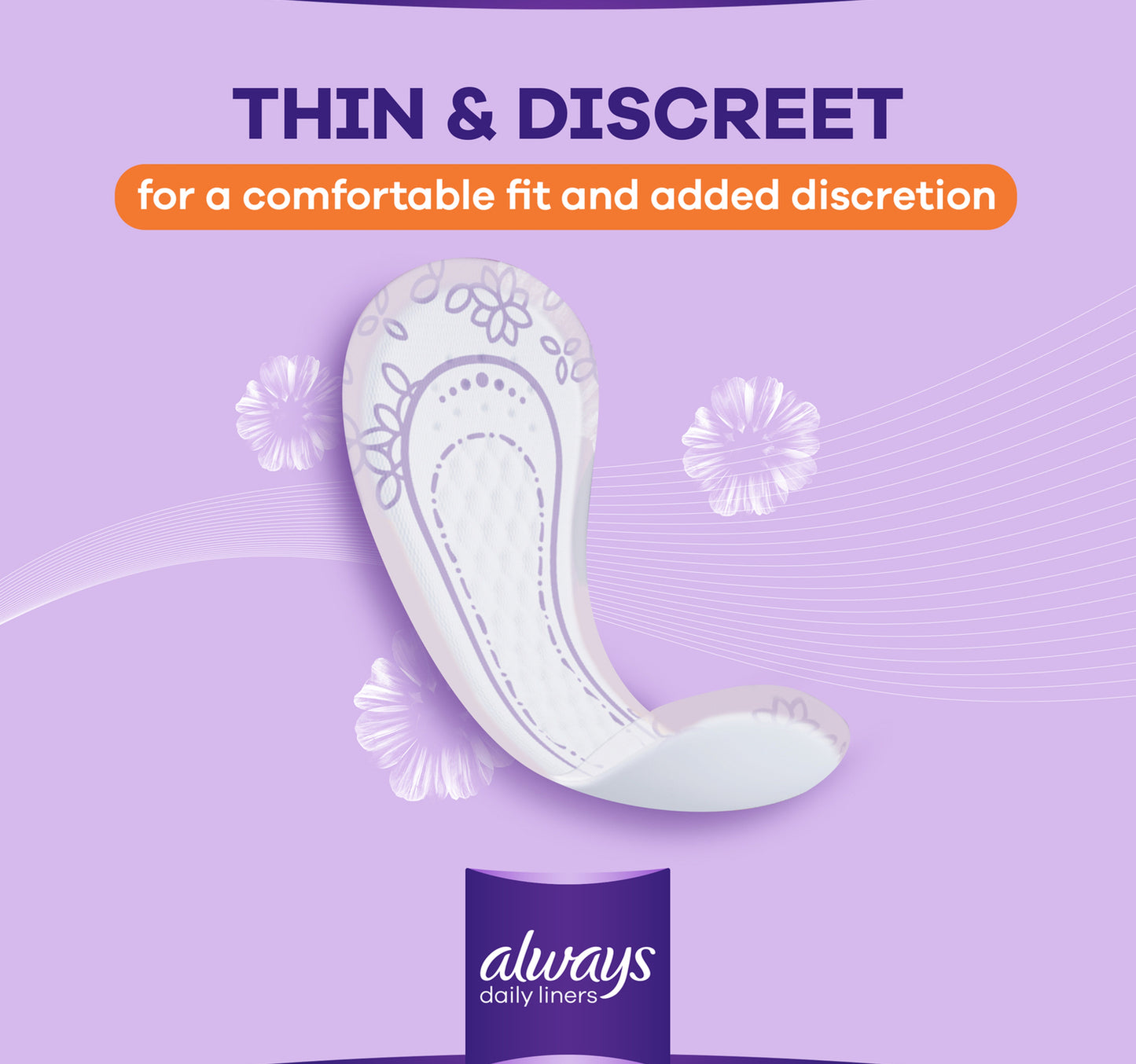 Always Daily Liners Normal Singles To Go 40pcs