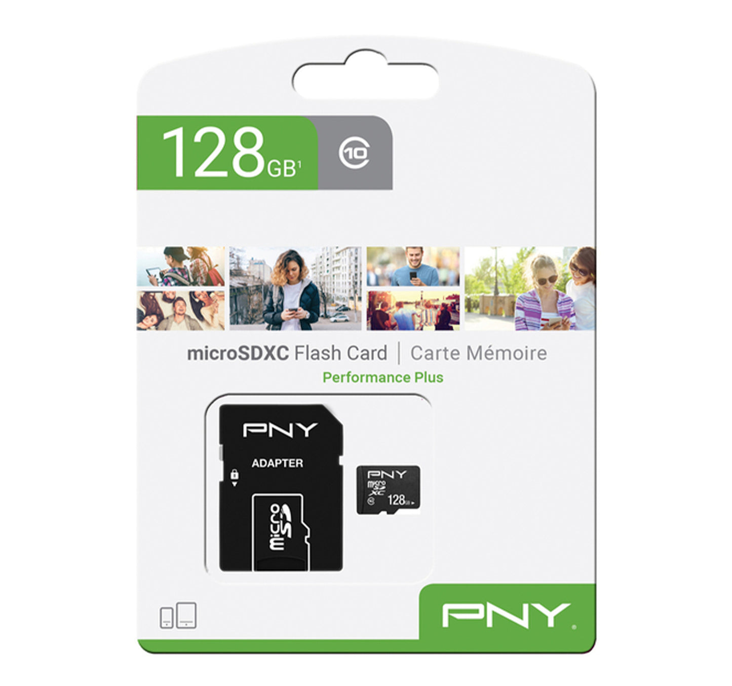 PNY 128 GB Performance Plus microSD Card