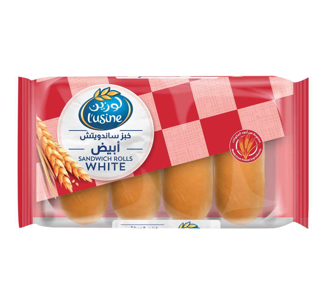 Lusine White Sandwich Rolls 4 pcs