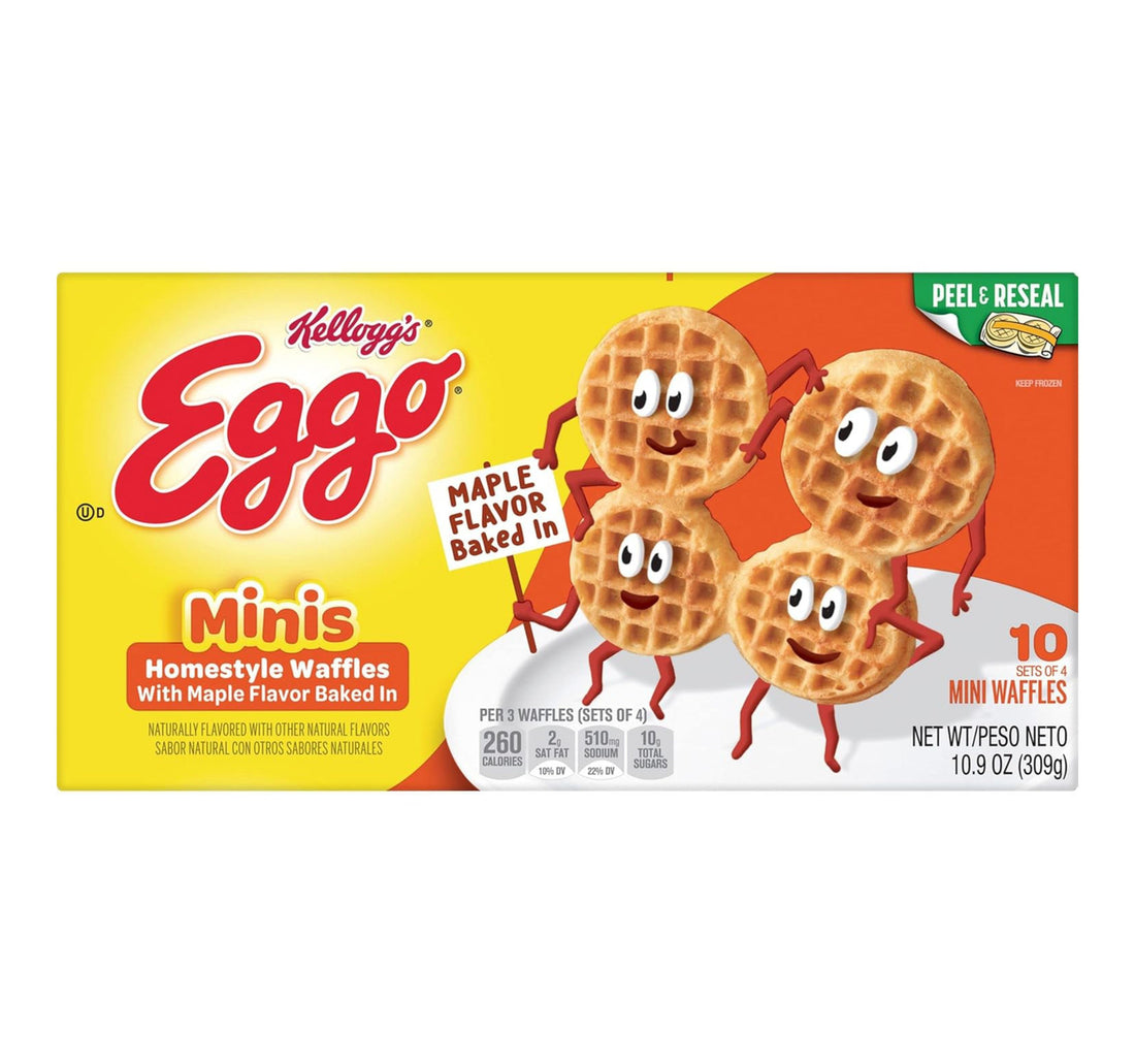Kellogg's Eggo Minis Home Style Waffles 309 g