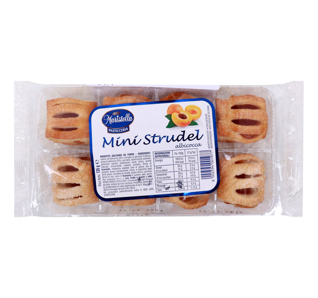 Maristella Mini Strudel Albicocca with Apricot Filling 135 g