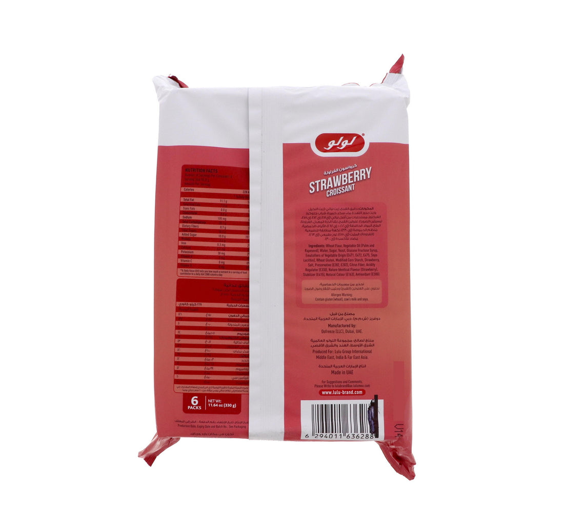 LuLu Strawberry Croissant 2 x 330 g