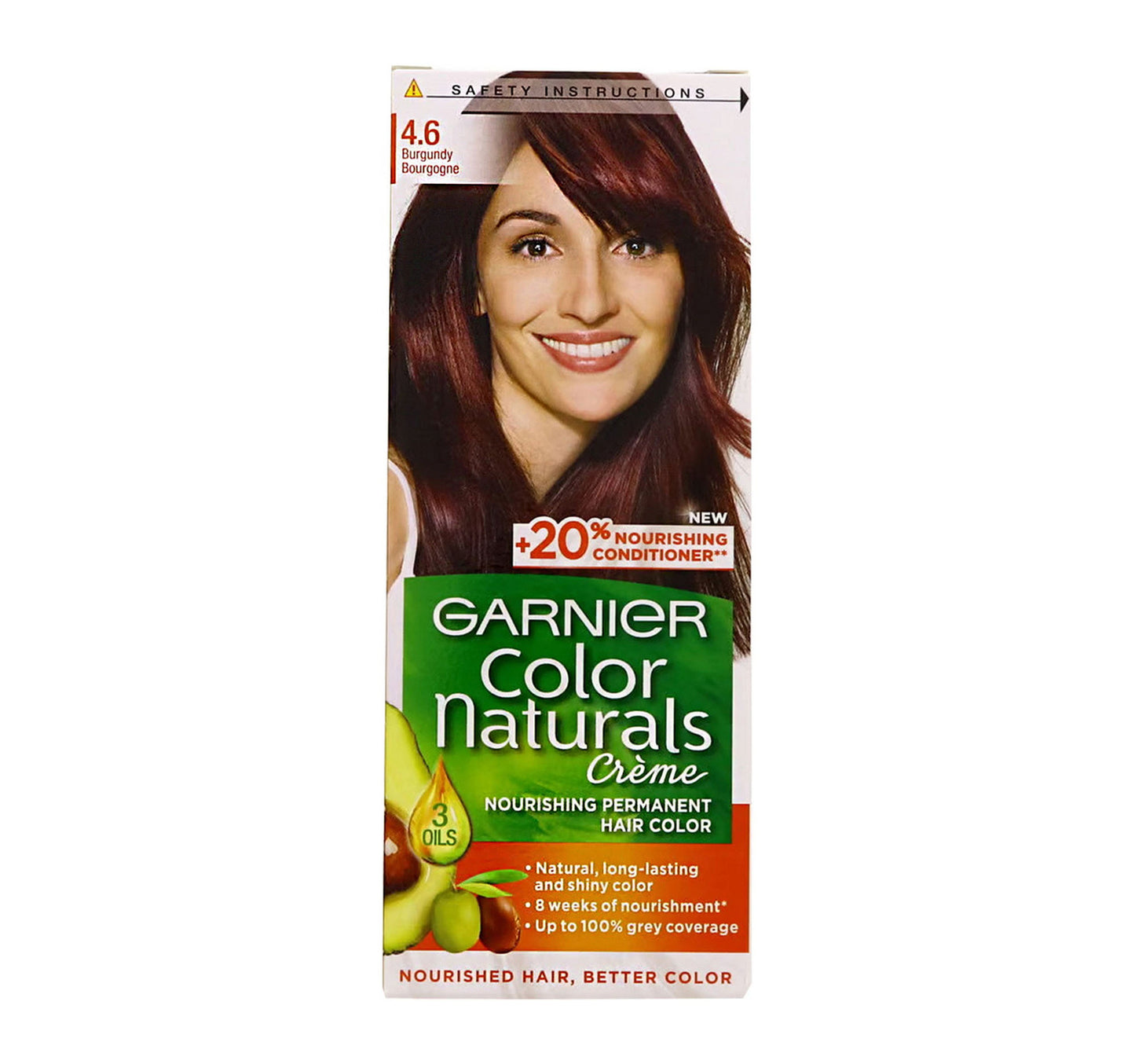 Garnier Color Naturals Creme 4.6 Burgundy Value Pack 2 x 1 pkt