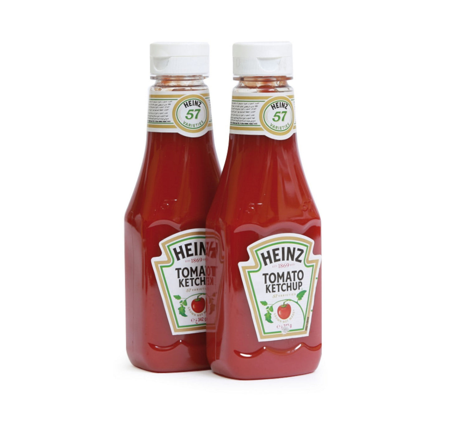 Heinz Tomato Ketchup Squeeze 342 g x 2's