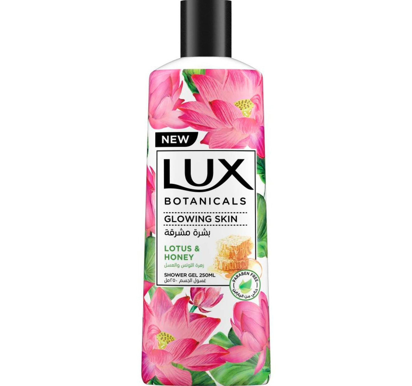 Lux Botanicals Glowing Skin Body Wash Lotus & Honey 250 ml