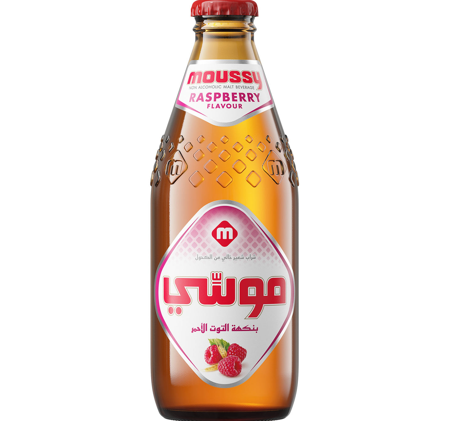 Moussy Raspberry Flavour Non Alcoholic Malt Beverage 330 ml