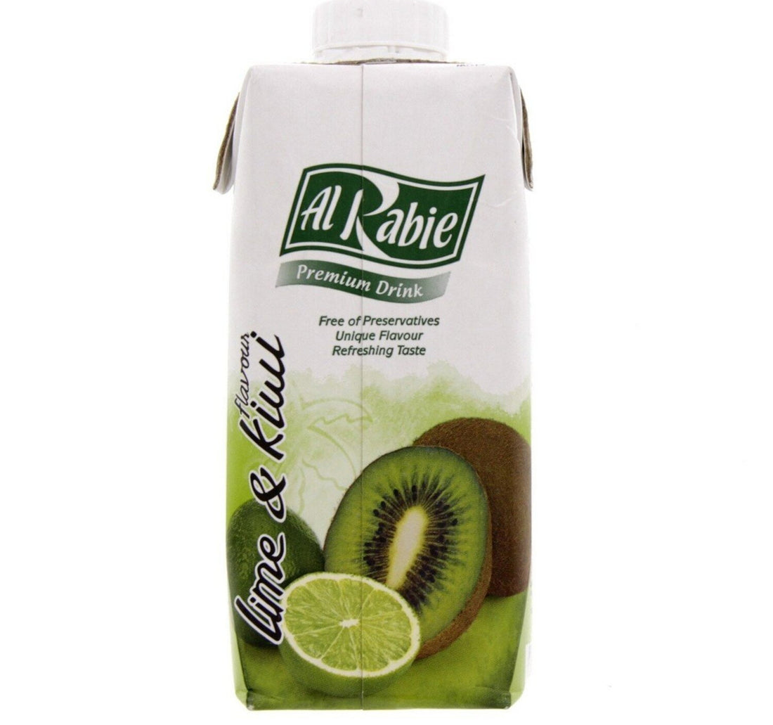Al Rabie Lime And Kiwi Flavour Premium Drink 250 ml