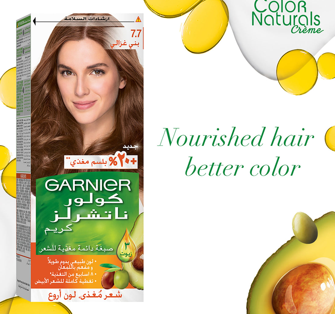 Garnier Color Naturals Creme Nourishing Hair Color 7.7 Deer Brown 1 pkt