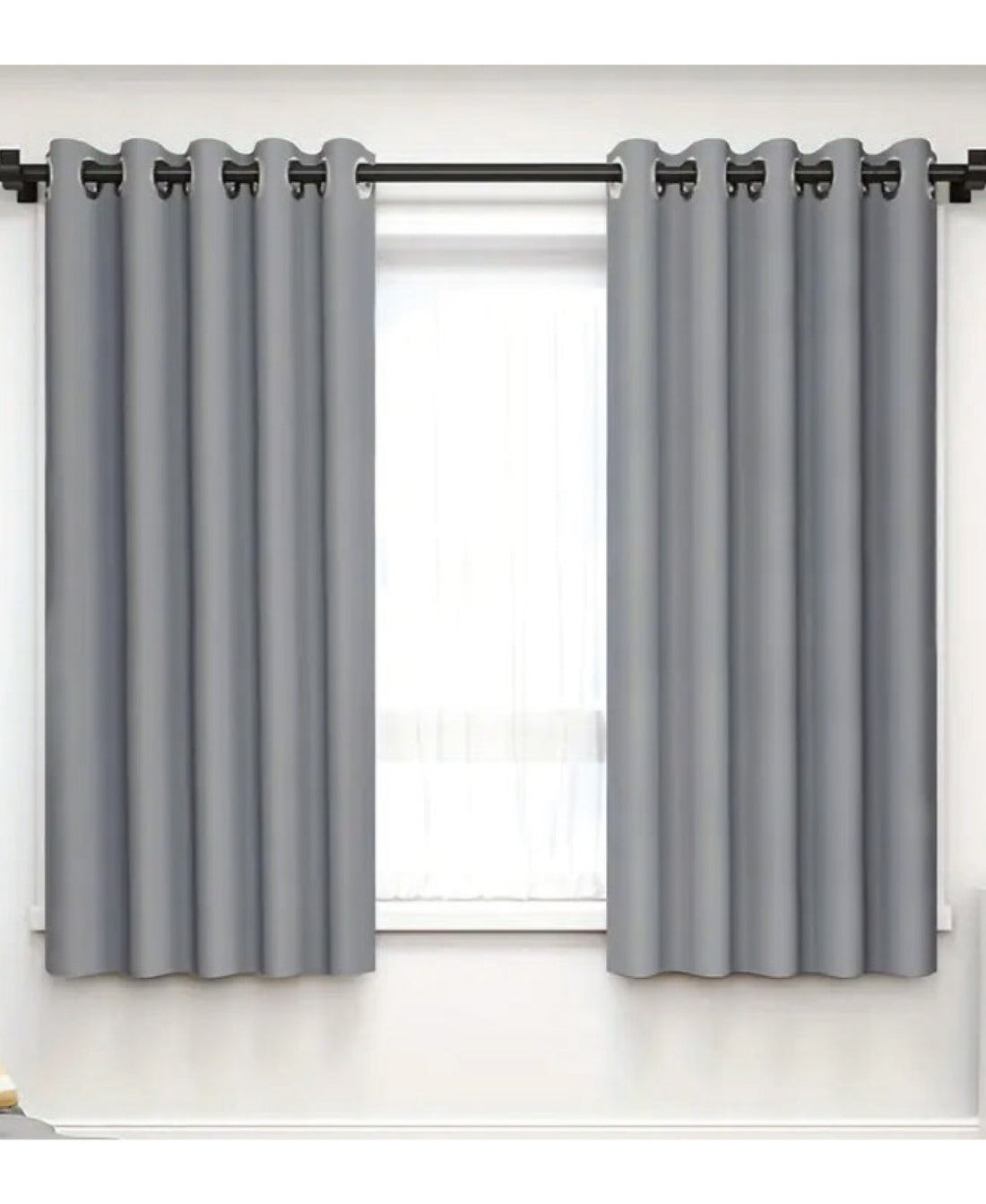 ستارة نافذة من الجاكار بنقشة أوراق القيقب، 140 × 240 سم، متنوعة