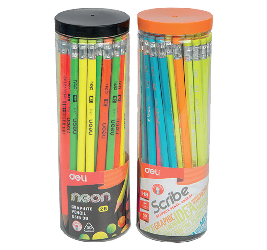 Deli HB Pencil 50pcs U50806 Assorted