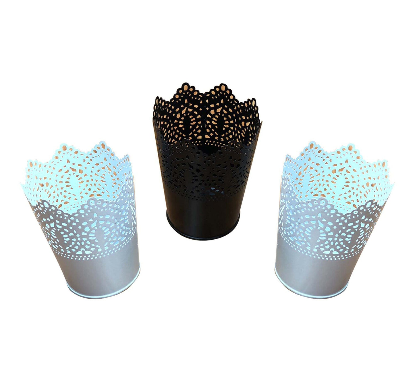 Maple Leaf Candle holder 12.5cm 3104 Assorted Per pc