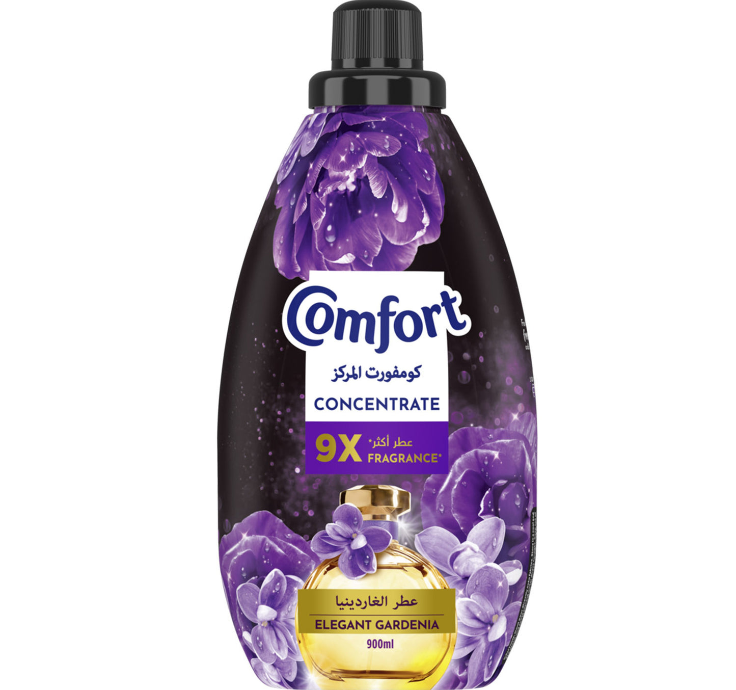 Comfort Concentrate Fabric Softener Elegant Gardenia 9x fragrance 900 ml