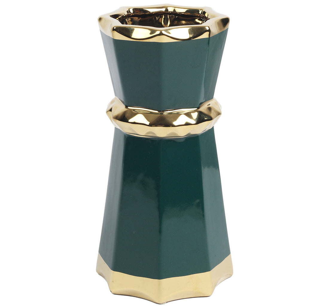 Maple Leaf Ceramic Flower Vase 8202B Assorted