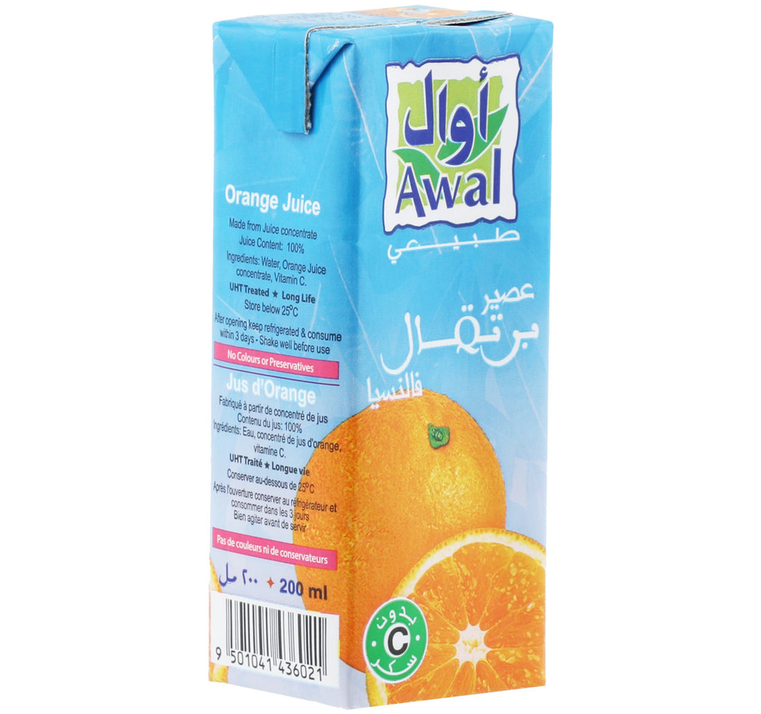 Awal Valencia Orange Juice 200 ml