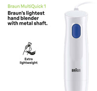 Braun Multi Quick Hand Blender, 450W, White, MQ10.201M