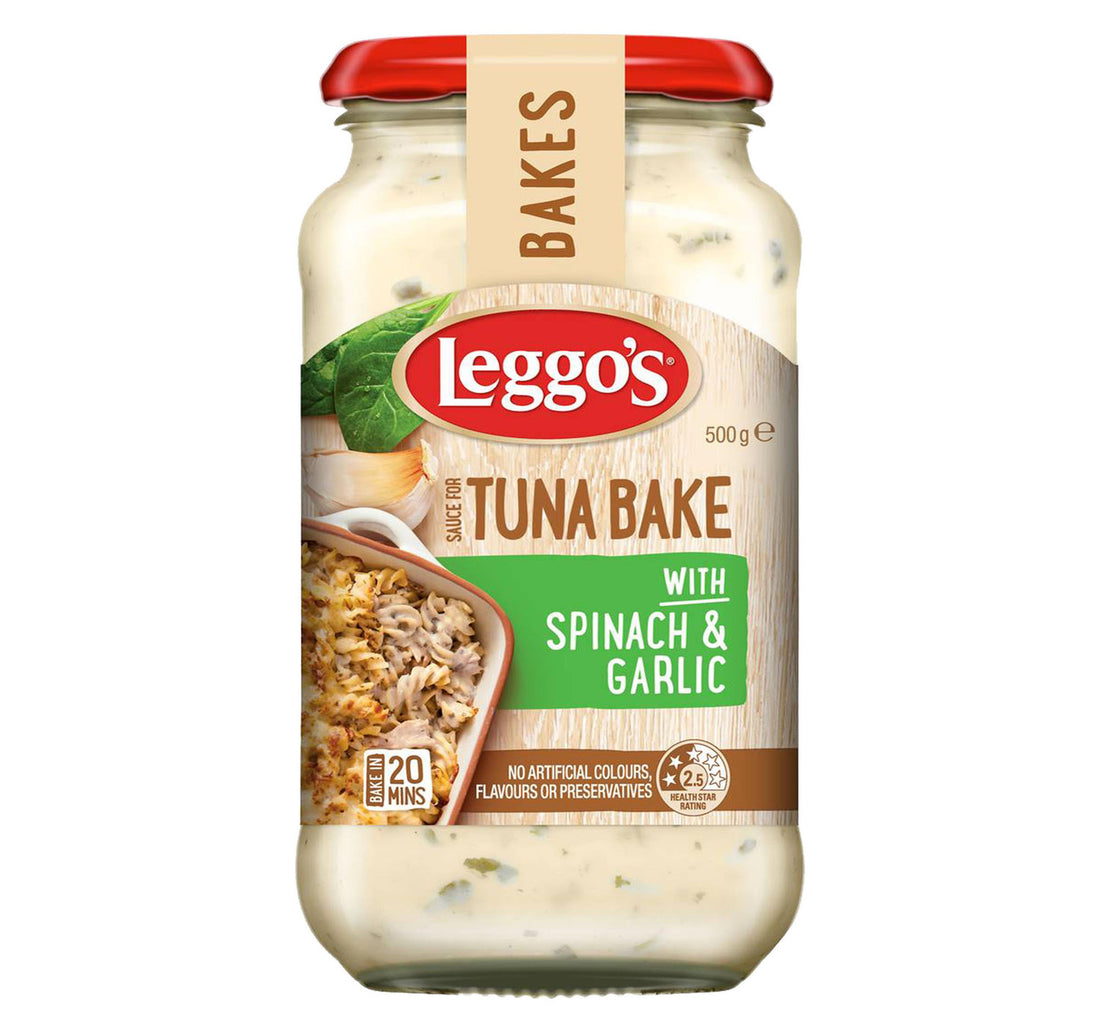 Leggo's Tuna Bake With Spinach and Garlic 500 g