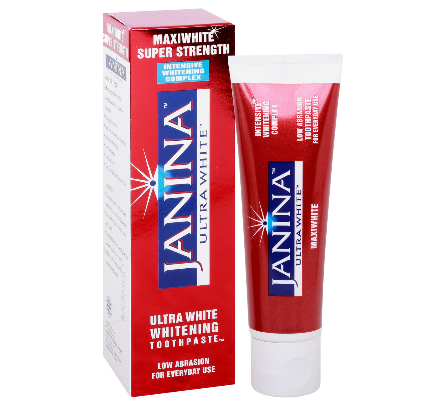 Janina Ultra White Maxiwhite Super Strength Toothpaste 75 ml